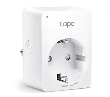 TP-Link Tapo Smart WiFi Plug, 2.4GHz, 802.11b/g/n, BT4.2, Tapo app, kontrola potrošnje energije, Timer/Schedule postavke, Gla - Umag