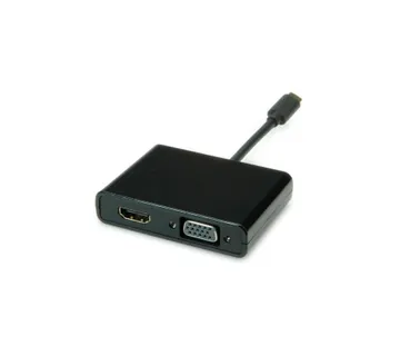 STANDARD USB-C - VGA/HDMI (M/F) adapter - Umag