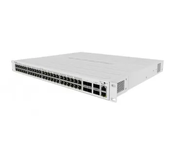 MikroTik (CRS354-48P-4S 2Q RM) Cloud Router 54 Port Switch (48x 1GbE PoE 4x 10G SFP 2x 40G SFP ) - Umag