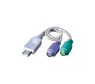 Roline VALUE adapter USB2.0 - 2×PS/2, M/F, 0.3m - Umag