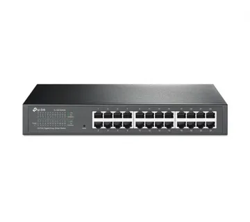 TP-Link 24-port Gigabit Easy Smart preklopnik (Switch), 24×10/100/1000M RJ45 ports, 1U 13" - Umag