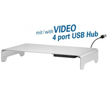 Transmedia Monitor Laptop Stand, USB Hub - Umag