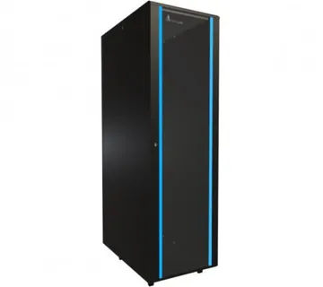 Extralink Floor Cabinet 42U, 600x1000, Black - Umag