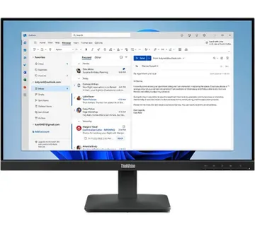 Lenovo 23.8" ThinkVision S24-4e FHD (1920×1080) IPS, 100Hz, 16:9, 4ms, 250cd/m2, 1300:1, VGA/HDMI, crni (64B5KAT1EU) - Umag