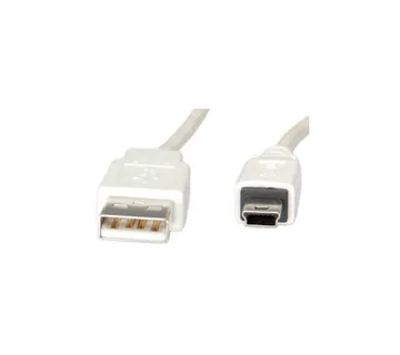 STANDARD USB2.0 kabel TIP A(M) na Mini 5-pin(M), 3.0m, bež - Umag