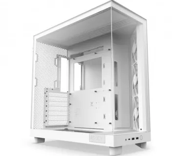 NZXT H6 Flow, bijelo bez napajanja, ATX - Umag