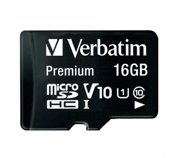 Verbatim memorijska kartica Premium Micro SDHC 16GB Class 10 + adapter - Umag
