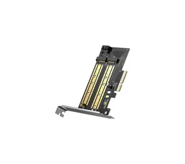 UGREEN kontroler SATA PCI-E, M.2 M-Key NVMe, M.2 Bkey NVMe - Umag