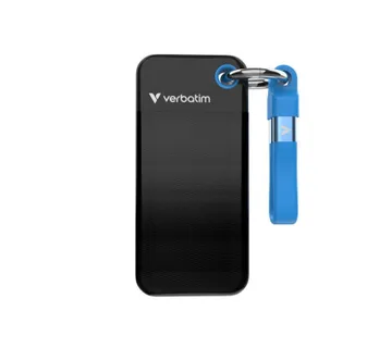 SSD Pocket Verbatim 32416 256GB 3.2 Gen2, USB-C, crno/plava - Umag