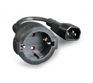 Gembird Power adapter cord (C14 male to Schuko female) - Umag