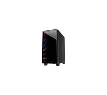 Chassis INTER-TECH X-608 INFINITY MICRO, microATX, RGB, Front and Side Tempered Glass, w/o PSU - Umag