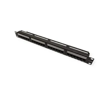 Roline VALUE Cat.6a/Class EA 19" Patch Panel 24-porta UTP, crni - Umag