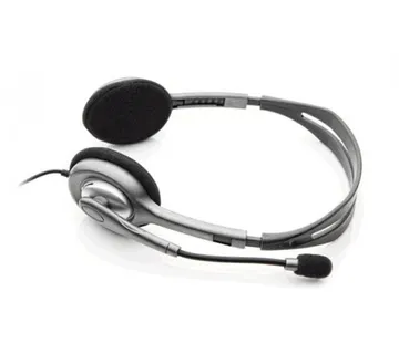 Logitech H111 slušalice s mikrofonom, stereo, siva - Umag