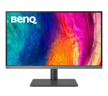 BENQ Monitor - 27”, UHD, 95% P3, 99% sRGB, HDR400, DualView, KVM, USB C(90W, DP Alt mode, USB), Hotkey Puck G2, HDMI, DP, PI - Umag