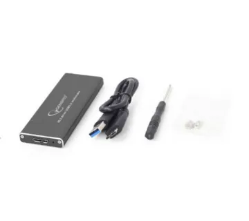 Gembird M.2 drive USB 3.0 enclosure, black - Umag