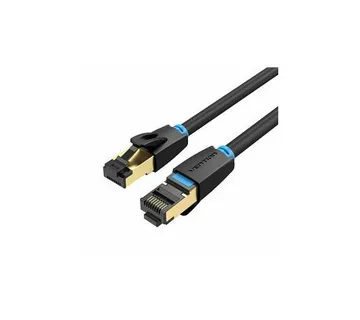 Transmedia CAT6a SFTP CU AWG26 Patch Cable 7,5m black - Umag