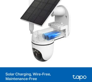 TP-Link Tapo C615G kamera + Tapo A201 Solar panel 2K 3MP, 4G LTE, Color Night Vision, microSD, 2×Spotlights, dvosmjerni audi - Umag