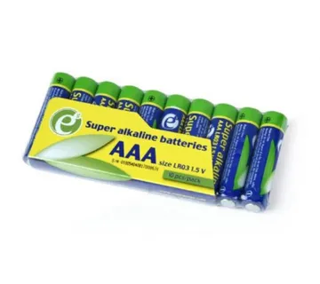 Gembird Super alkaline AAA batteries, 10-pack - Umag