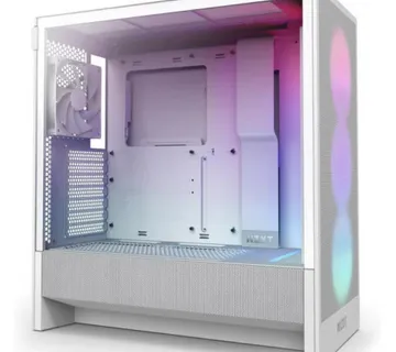 NZXT H5 Flow RGB 2024, bijelo bez napajanja, ATX - Umag