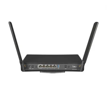 Mikrotik hAP ax3, Wi-Fi 6, C53UiG+5HPaxD2HPaxD, Quad-Core 1.8 GHz CPU, 1GB RAM, 4×Gbit/1×2.5Gbit LAN (PoE In/Out), 2.4GHz/5GH - Umag