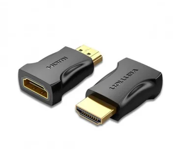 Vention HDMI Male to Female Adapter Black - Umag