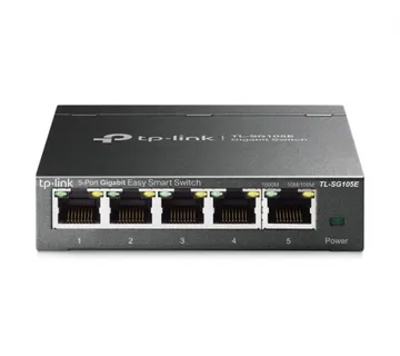 TP-Link 5-port Gigabit Easy Smart preklopnik (Switch), 5×10/100/1000M RJ45 ports, metalno kućište - Umag