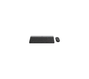 LOGITECH Slim Wireless Keyboard and Mouse Combo MK470 - GRAPHITE - HRV-SLV - INTNL - Umag