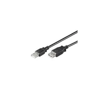 NaviaTec USB 3.0 A muški na A ženski kabel, 3m, crni - Umag