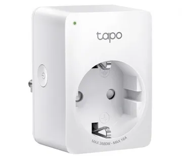 TP-Link Tapo Smart WiFi Plug Matter Standard, 2.4GHz, 802.11b/g/n, BT4.2, Tapo app, kontrola potrošnje energije, Timer/Schedu - Umag