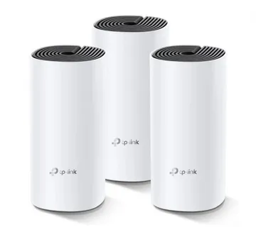 TP-Link AC1200 Deco M4 (3 pack) Mesh Wi-Fi, Dual-Band 300Mbps/867Mbps (2.4GHz/5GHz), 2×GLAN, 2×interna antena, Deco App - Umag