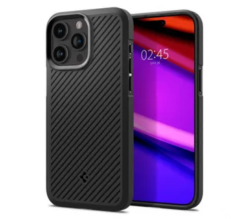 Spigen Core Armor, zaštitna maska za telefon, mat crna - iPhone 15 Pro Max (ACS06441) - Umag
