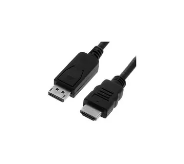 Roline VALUE DisplayPort kabel v1.1, DP - HDMI (HDTV), M/M, 2.0m, crni - Umag