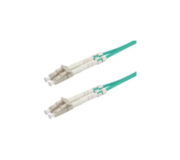 Roline optički kabel 50/125µm LC/LC Duplex, OM3, 1.0m, tirkizni - Umag