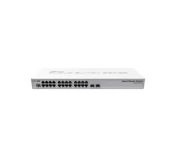 MikroTik Cloud Router Switch 24xGbE 2xSFP cage - Umag
