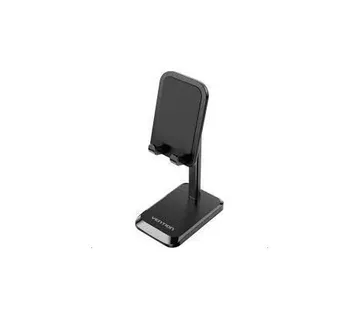 Vention Height Adjustable Desktop Cell Phone Stand Black Aluminum Alloy Type - Umag