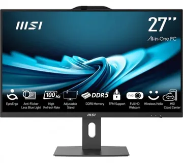 Computer All-in-One MSI PRO AP272P 14M Core i5 / 16 GB RAM / 512 GB SSD / 27" FHD / Windows 11 Pro (Black) - Umag