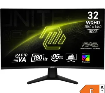 Monitor MSI MAG 32CQ6F 31,5" / WQHD / 180Hz / 1ms (MPRT) (black) - Umag