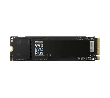 Samsung 990 EVO Plus 1TB NVMe PCIe M.2 2280 SSD, R/W: 7150/6300 MB/s (MZ-V9S1T0BW) - Umag