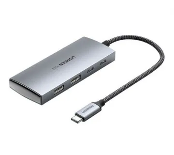 UGREEN 4-portni USB-C HUB 2xUSB-A, 2xUSB-C, 10Gbps, sivi - Umag