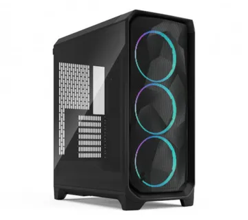 Fractal Meshify 3 Black RGB TG Light Tint - Umag
