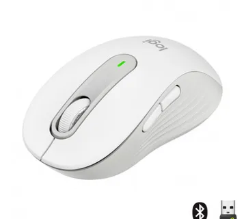 Logitech Signature M650 Wireless, Mouse (white, size M, Chromebook certified) - Umag