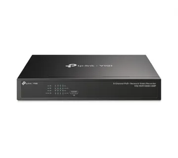 TP-Link PoE+ Network video snimač, 8 kanala, 8x10/100 Mbps PoE+ Ports, H.265+/H.265/ H.264+/H.264, 8MP, do 10TB HDD, 1×SATA, - Umag
