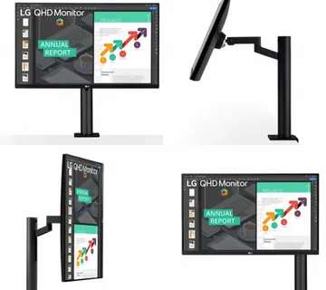 LG 31,5" 32UN880, UHD, HDMI, DP, USB-C, ergo - Umag
