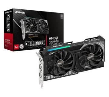 Asrock Radeon RX 9060 XT Challenger 16GB OC, 16GB GDDR6 - Umag
