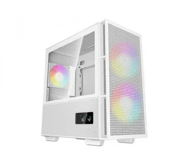 DeepCool CH360 Digital, Micro-ATX, ARGB, LCD, kaljeno staklo - Umag