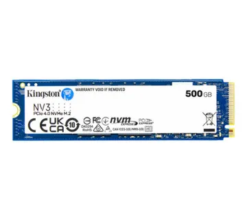 SSD 500GB M.2 80mm PCI-e 4.0 x4 NVMe, Kingston NV3 (SNV3S/500G) - Umag