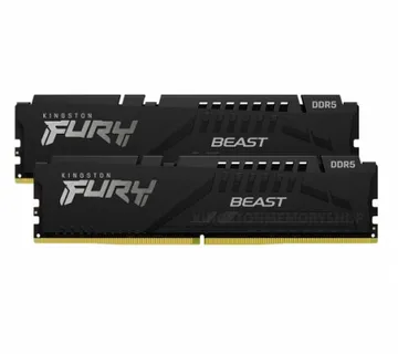 KINGSTON DRAM 16GB 5600MT/s DDR5 CL40 DIMM (Kit of 2) FURY Beast RGB EAN: 740617328486 - Umag