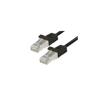 Transmedia CAT6a SFTP Patch Cable 3,0m black - Umag