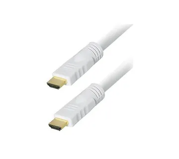 Transmedia High Speed HDMI cable with Ethernet 1m White - Umag