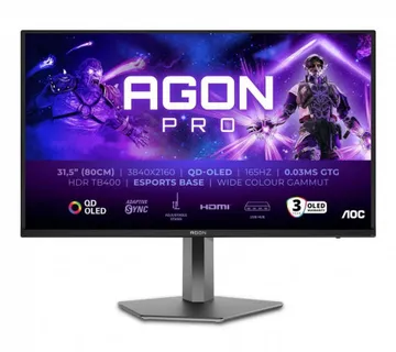 AGON AG326UD, 31,5", OLED, 2XHDMI, 2xDP, 4K, 165Hz - Umag